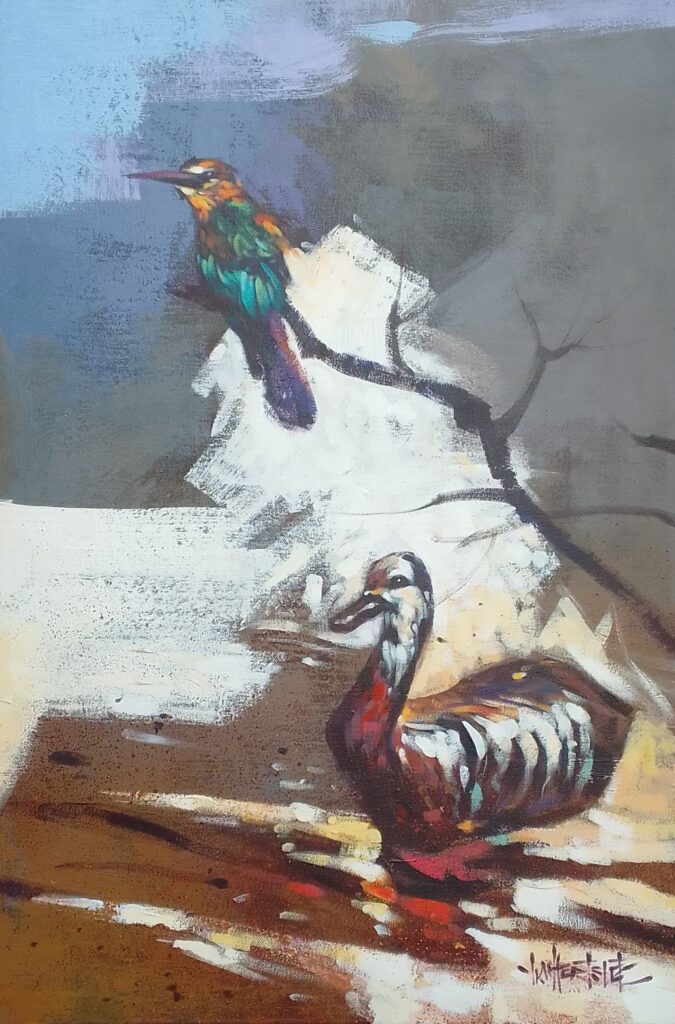 Ian Hertslet Birds of South Africa. Ian Hertslet Art.